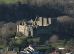 SX11935 Oystermouth Castle from Mumbles Hill.jpg